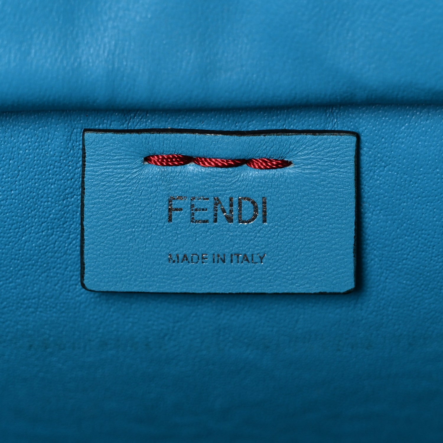 Fendi Vitello Dolce Shiny Nappa Petite 3Jours Tote Mattone Maldives 6 of 14