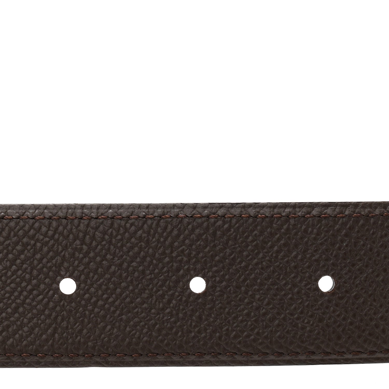 Hermes Epsom Swift 32mm H Belt 80 Chocolate Black 4 of 6