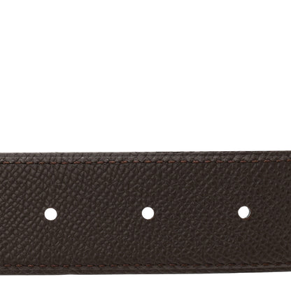 Hermes Epsom Swift 32mm H Belt 80 Chocolate Black 4 of 6