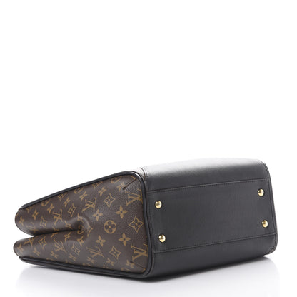 Louis Vuitton Calfskin Monogram Kimono Tote Black 3 of 13