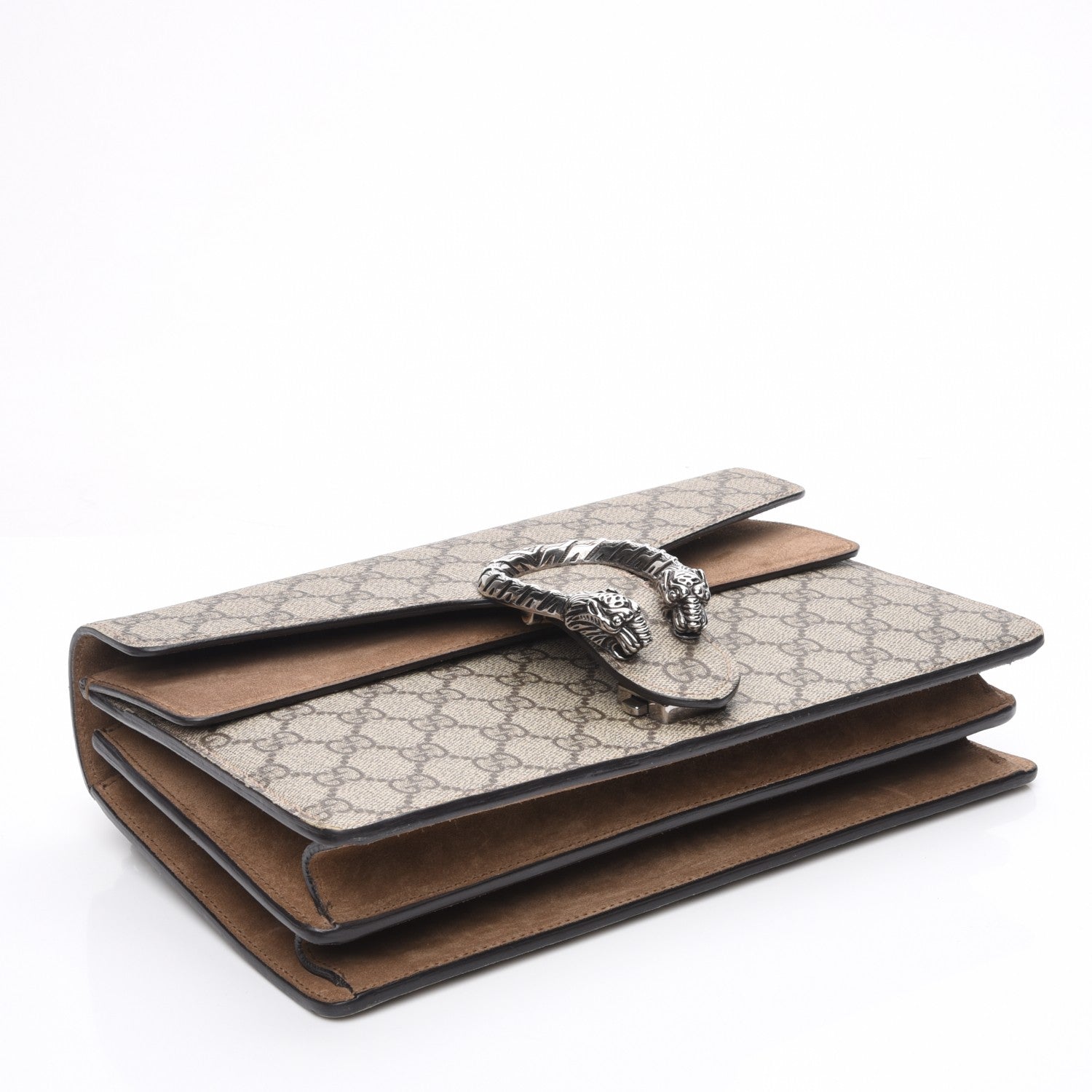 Gucci GG Supreme Monogram Small Dionysus Shoulder Bag Taupe 4 of 9
