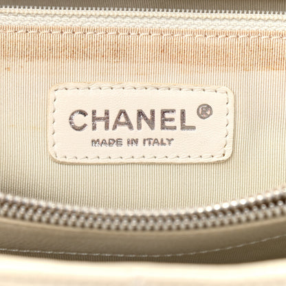 Chanel Caviar Quilted Grand Shopping Tote GST White 6 of 10