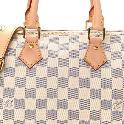 Louis Vuitton Damier Azur Speedy Bandouliere 25 8 of 10