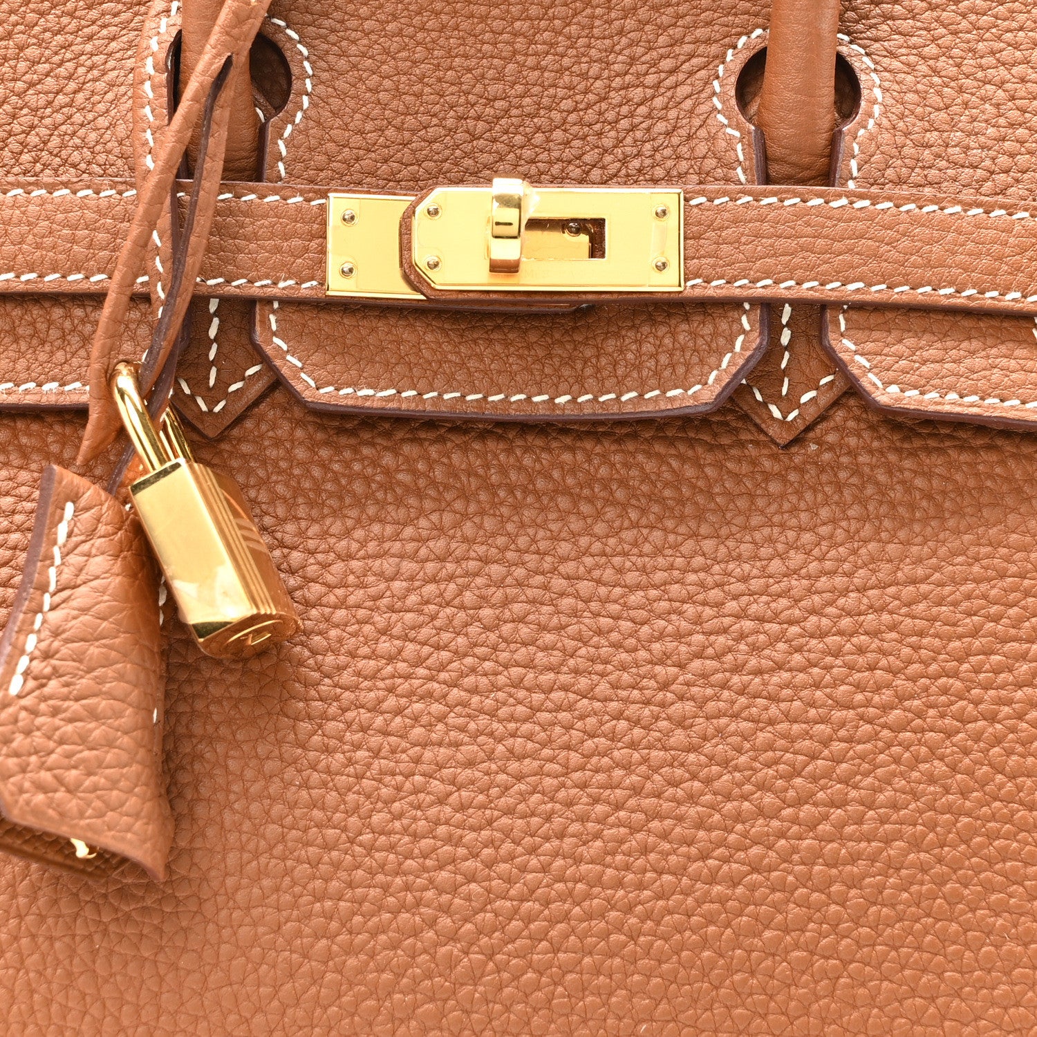 Hermes Togo Birkin 25 Gold 8 of 10