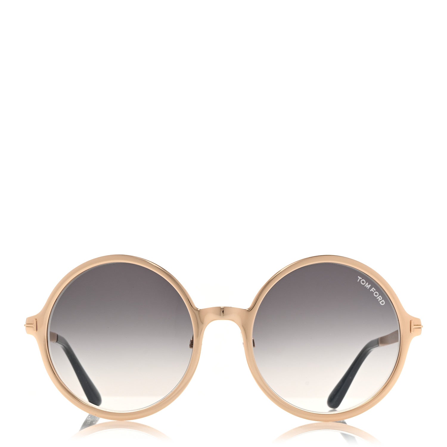 Tom Ford Round Ava 02 Sunglasses TF572 Gold 2 of 7