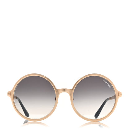 Tom Ford Round Ava 02 Sunglasses TF572 Gold 2 of 7
