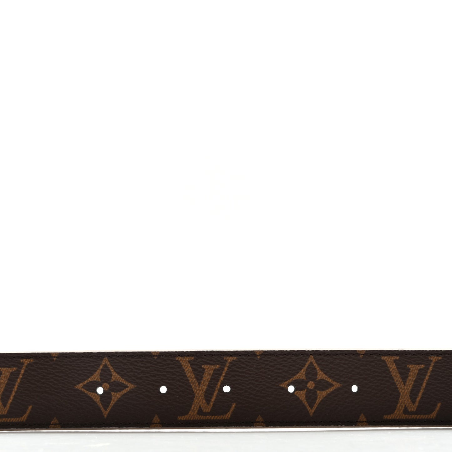 Calfskin Monogram 30mm LV Initiales Reversible Belt 80 32 Beige