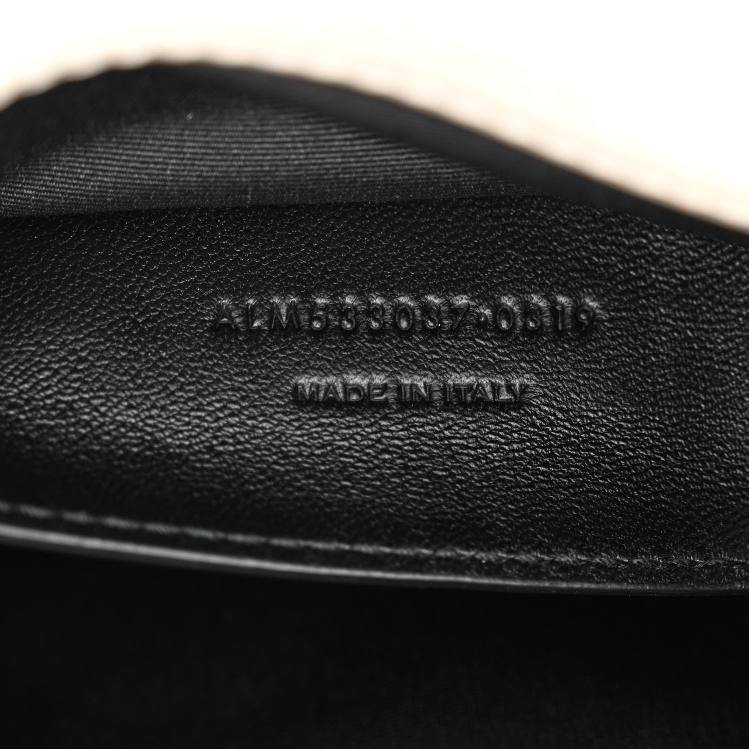 Saint Laurent Crinkled Calfskin Matelasse Monogram Baby Niki Chain Satchel Ivory 7 of 10