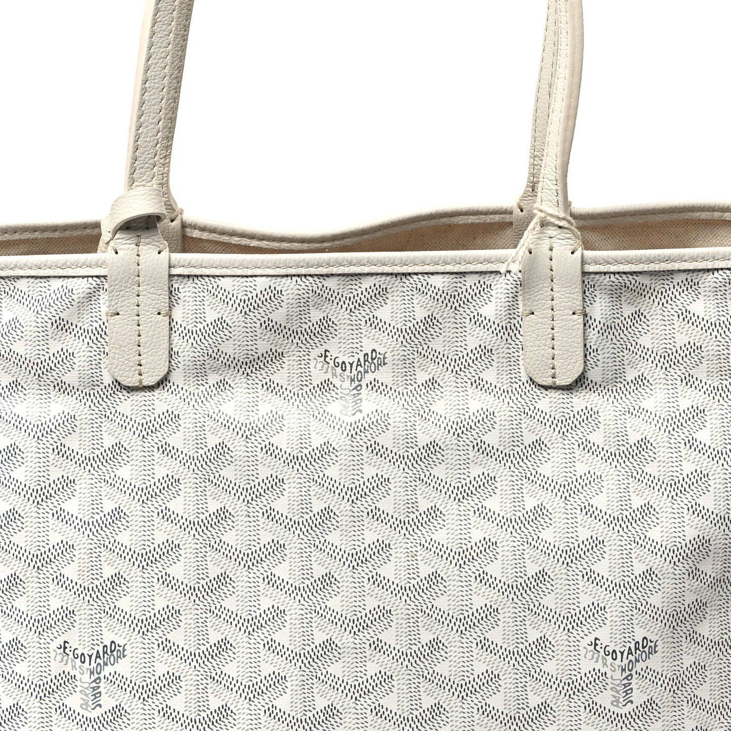 Goyardine Saint Louis PM White