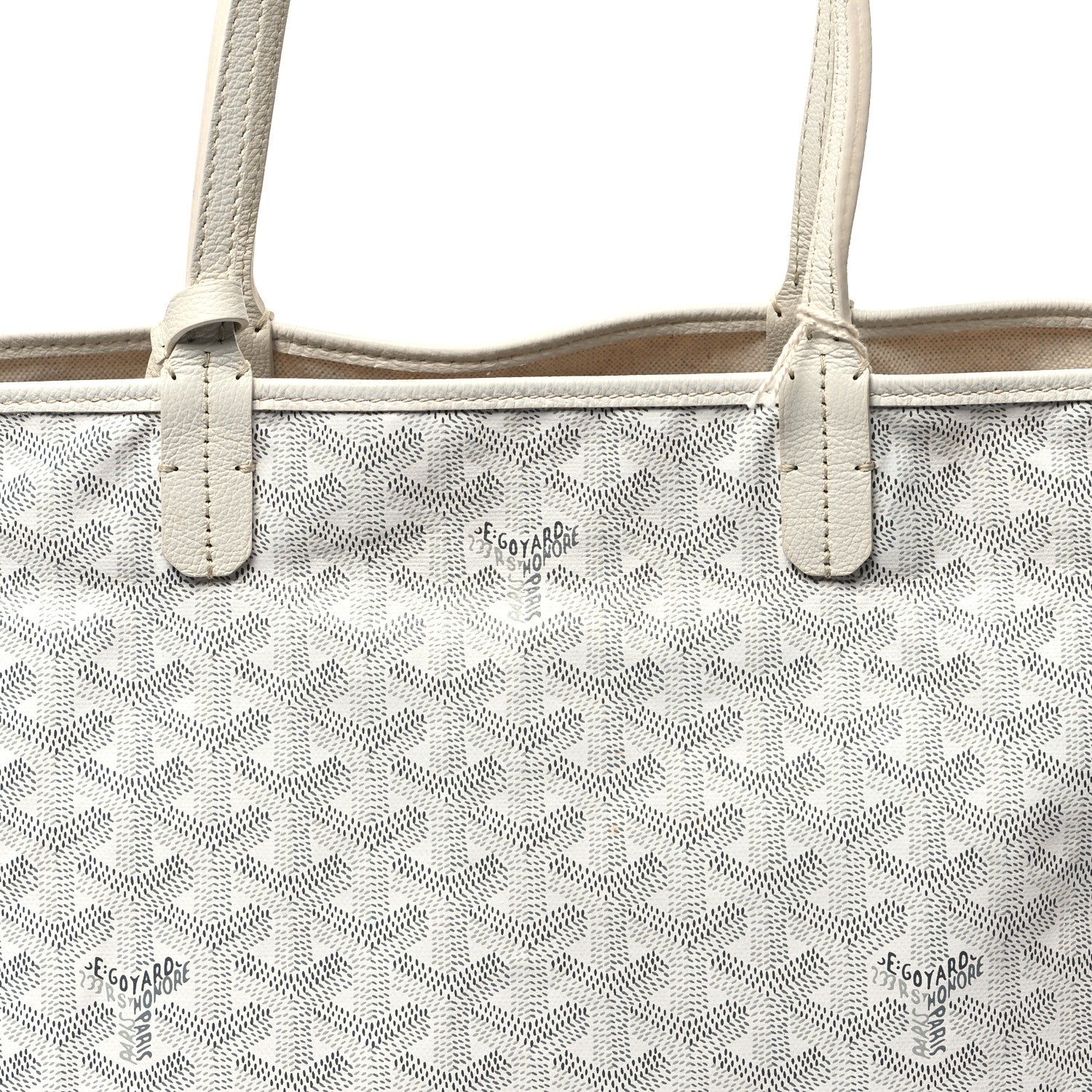 Goyard Goyardine Saint Louis PM White 8 of 12