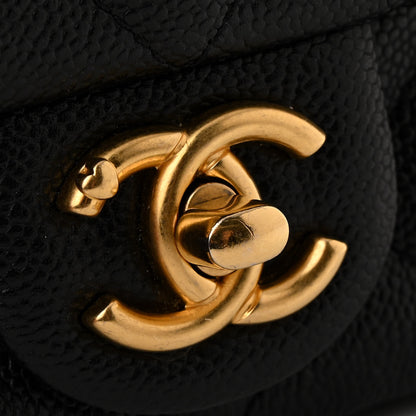 Chanel Caviar Quilted Mini Sweetheart Rectangular Flap Black 11 of 13