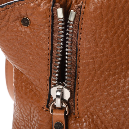 Burberry Grainy Calfskin House Check Small Maidstone Saddle Brown 10 of 10