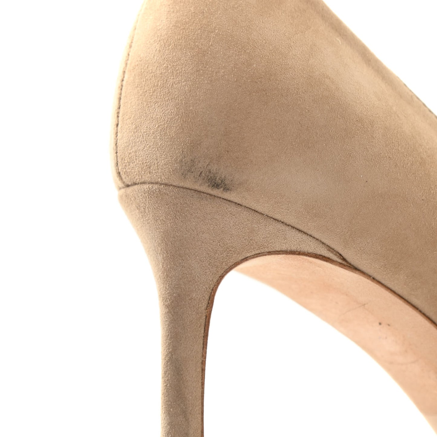 Suede Crystal Star Romy 85 Pumps 36 Nude