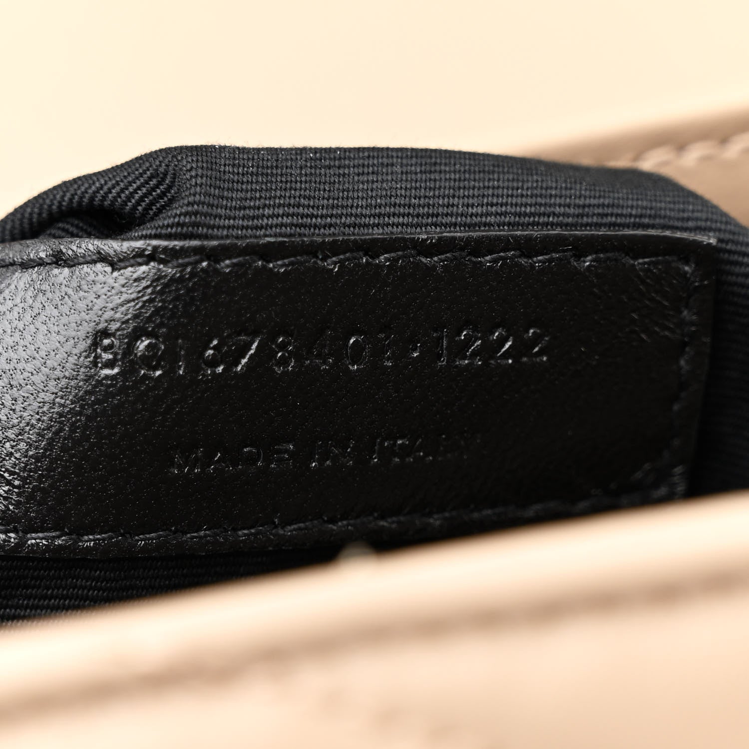 Saint Laurent Calfskin Y Quilted Monogram Toy Loulou Crossbody Bag Dark Beige 8 of 13
