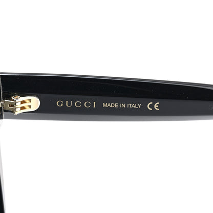 Gucci Acetate Crystal Star Round Frame Sunglasses GG0208S Black 5 of 6