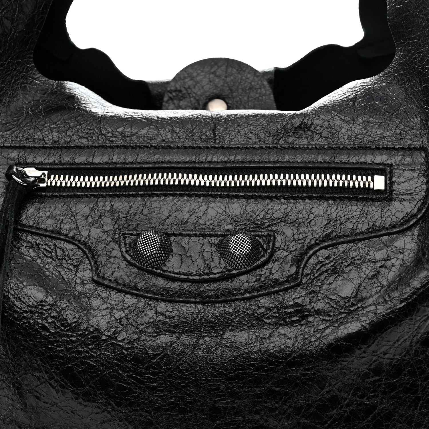 Balenciaga Agneau Arena Le Cagole Tote Black 8 of 10