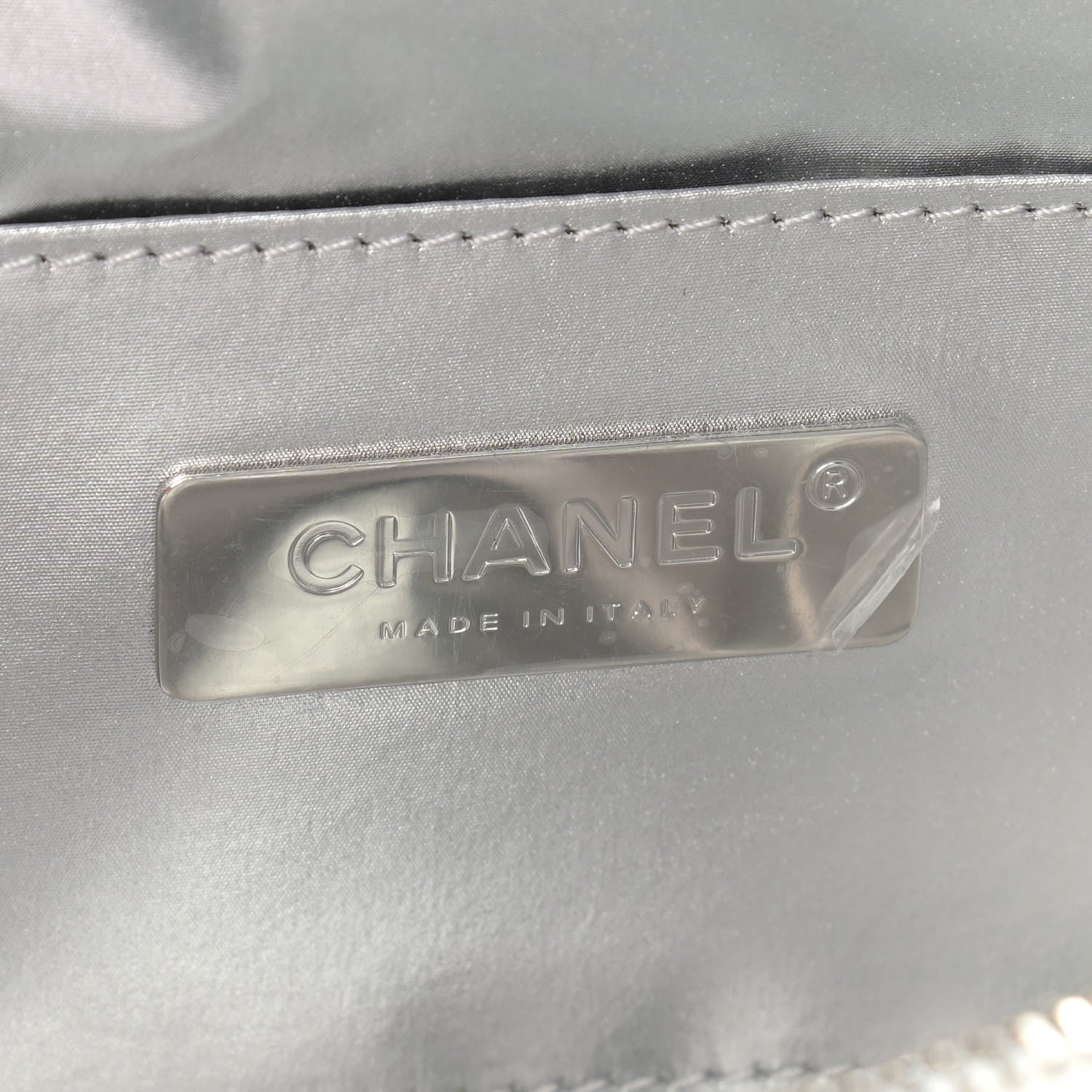 Chanel Calfskin Crystal Beads Embellished Belt Bag White 8 of 9