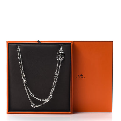 Hermes Sterling Silver Farandole Necklace 120 7 of 7