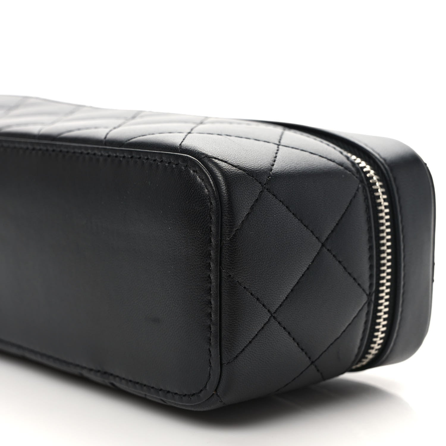 Chanel Lambskin Quilted Watch Case Black 10 of 10