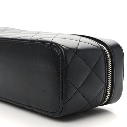 Chanel Lambskin Quilted Watch Case Black 10 of 10
