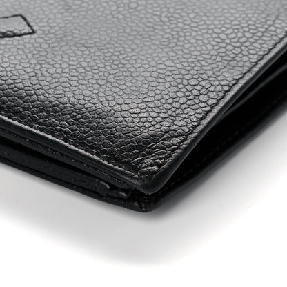 Chanel Caviar Timeless CC Yen Wallet Black 9 of 10