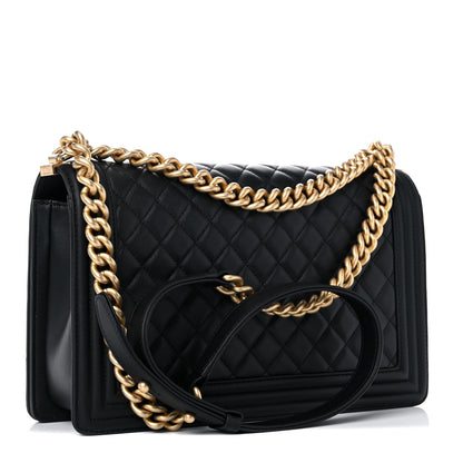 Chanel Calfskin Quilted New Medium Boy Flap Black 3 of 14