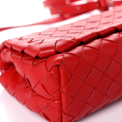 Bottega Veneta Nappa Intrecciato Mini Crossbody Red 7 of 11