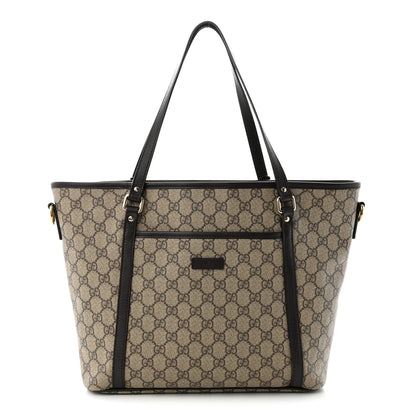 Gucci GG Supreme Monogram Medium Joy Tote Dark Brown 1 of 11