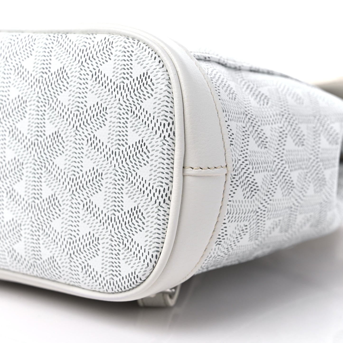 Goyardine Calfskin Mini Alpin Backpack White