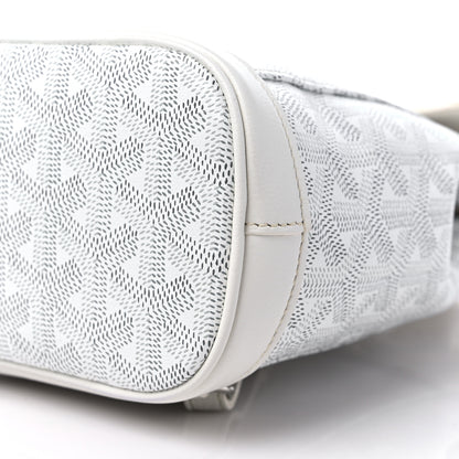 Goyard Goyardine Calfskin Mini Alpin Backpack White 9 of 10
