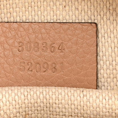 Gucci Pebbled Calfskin Small Soho Disco Bag Camelia 7 of 15