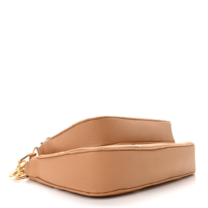 Louis Vuitton Empreinte Monogram Giant Multi Pochette Accessories Arizona Creme 4 of 11