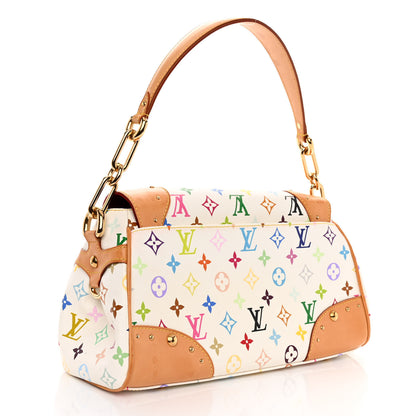 Louis Vuitton Monogram Multicolor Beverly MM White 3 of 10