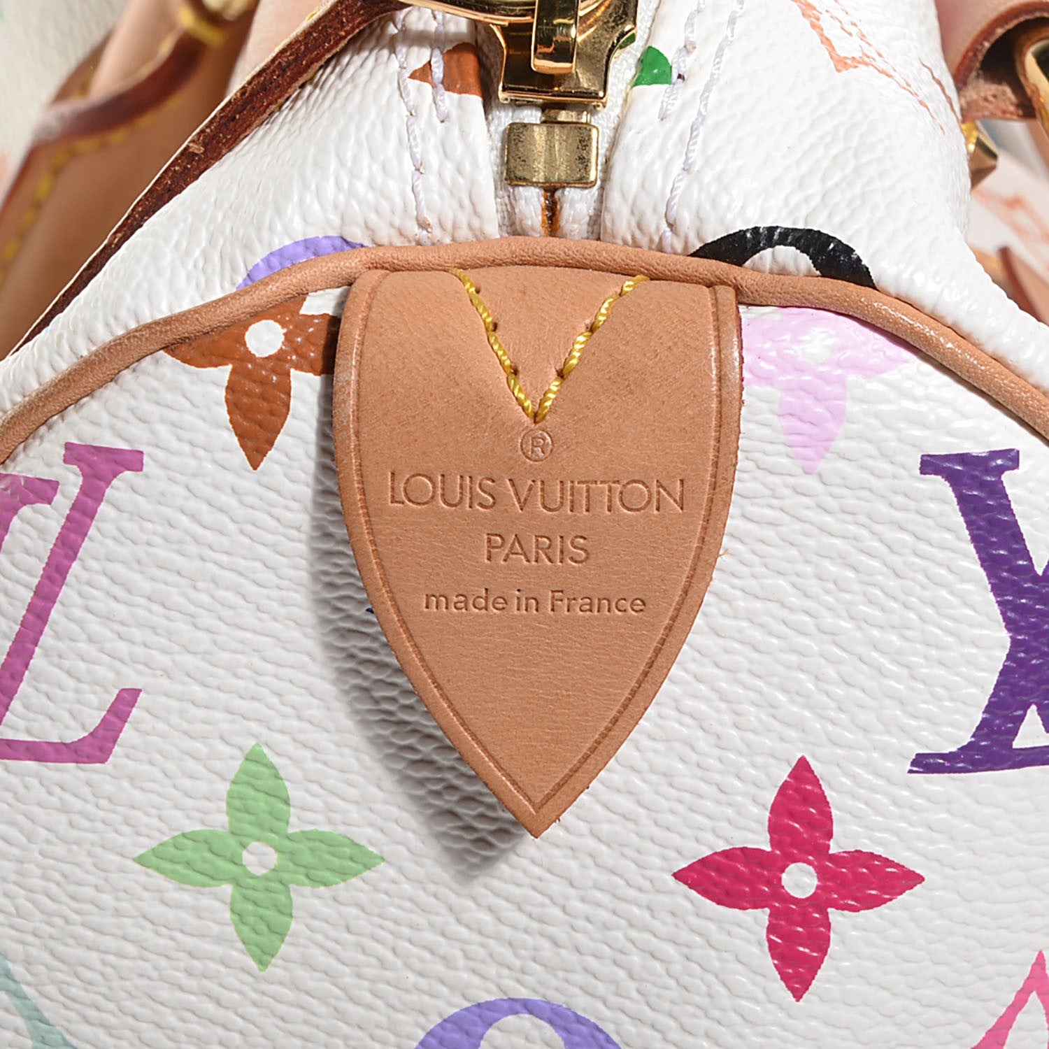 Louis Vuitton Monogram Multicolor Speedy 30 White 6 of 7