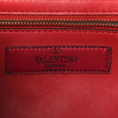 Valentino Garavani Lambskin Rockstud Spike Wallet on Chain Poudre 6 of 11