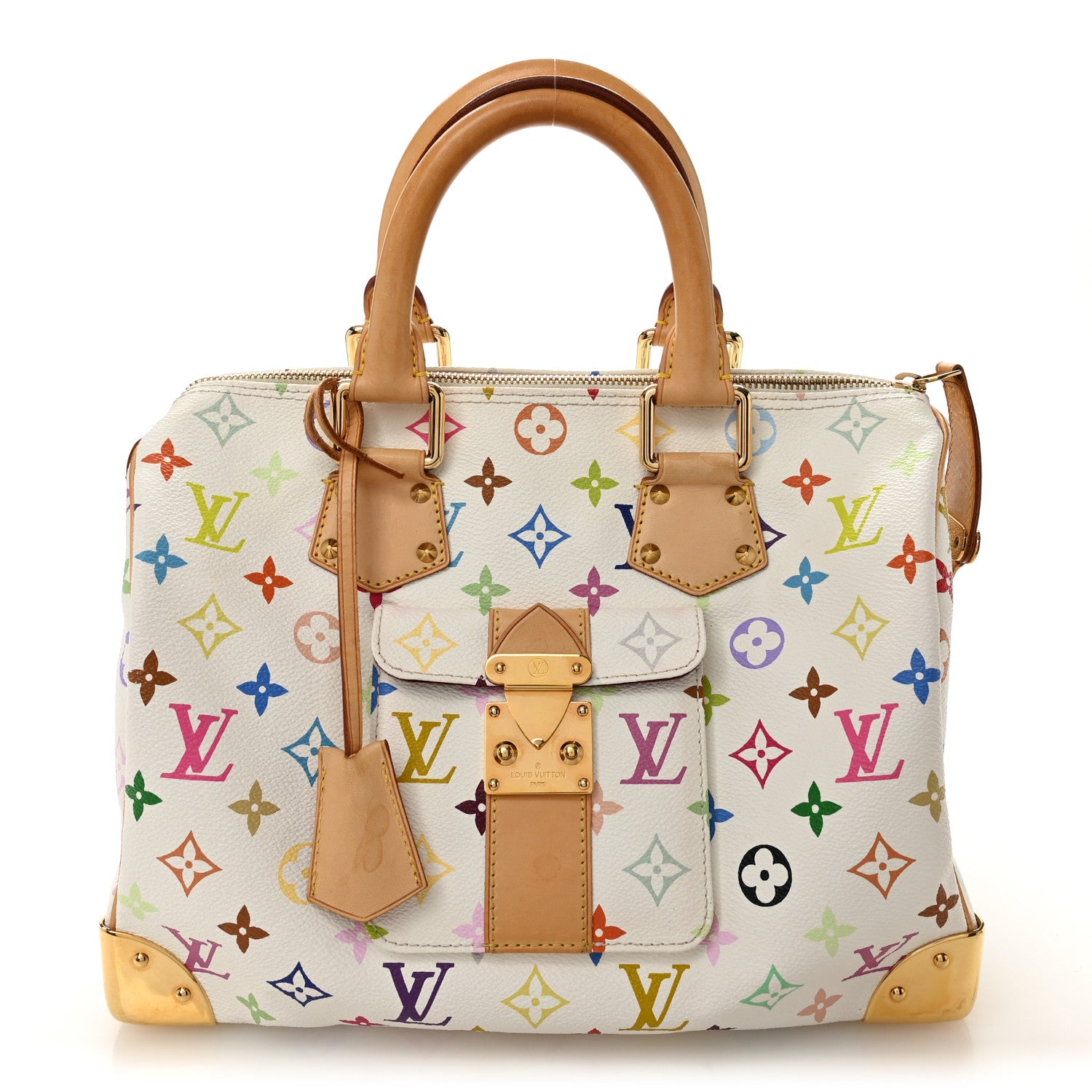 Louis Vuitton Monogram Multicolor Speedy 30 White 1 of 12