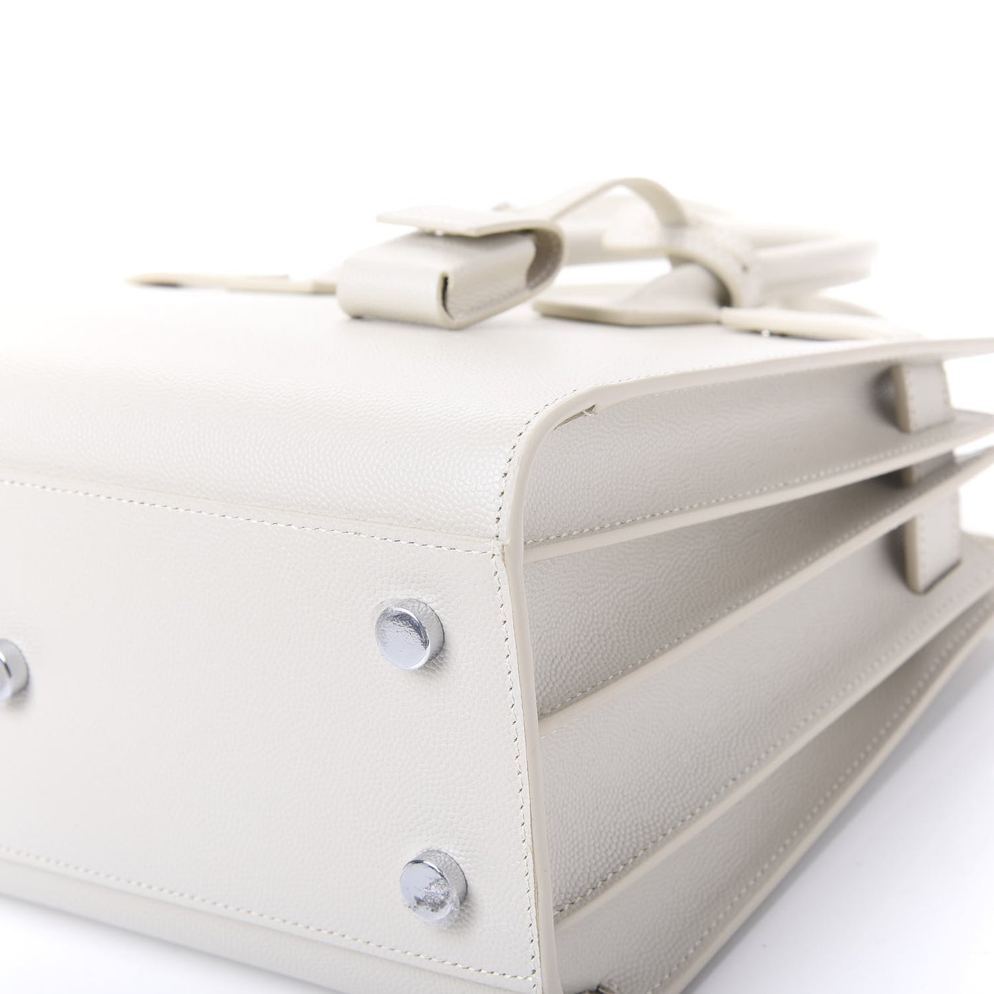 Grained Calfskin Baby Sac De Jour Crema Soft