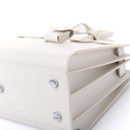 Saint Laurent Grained Calfskin Baby Sac De Jour Crema Soft 7 of 12