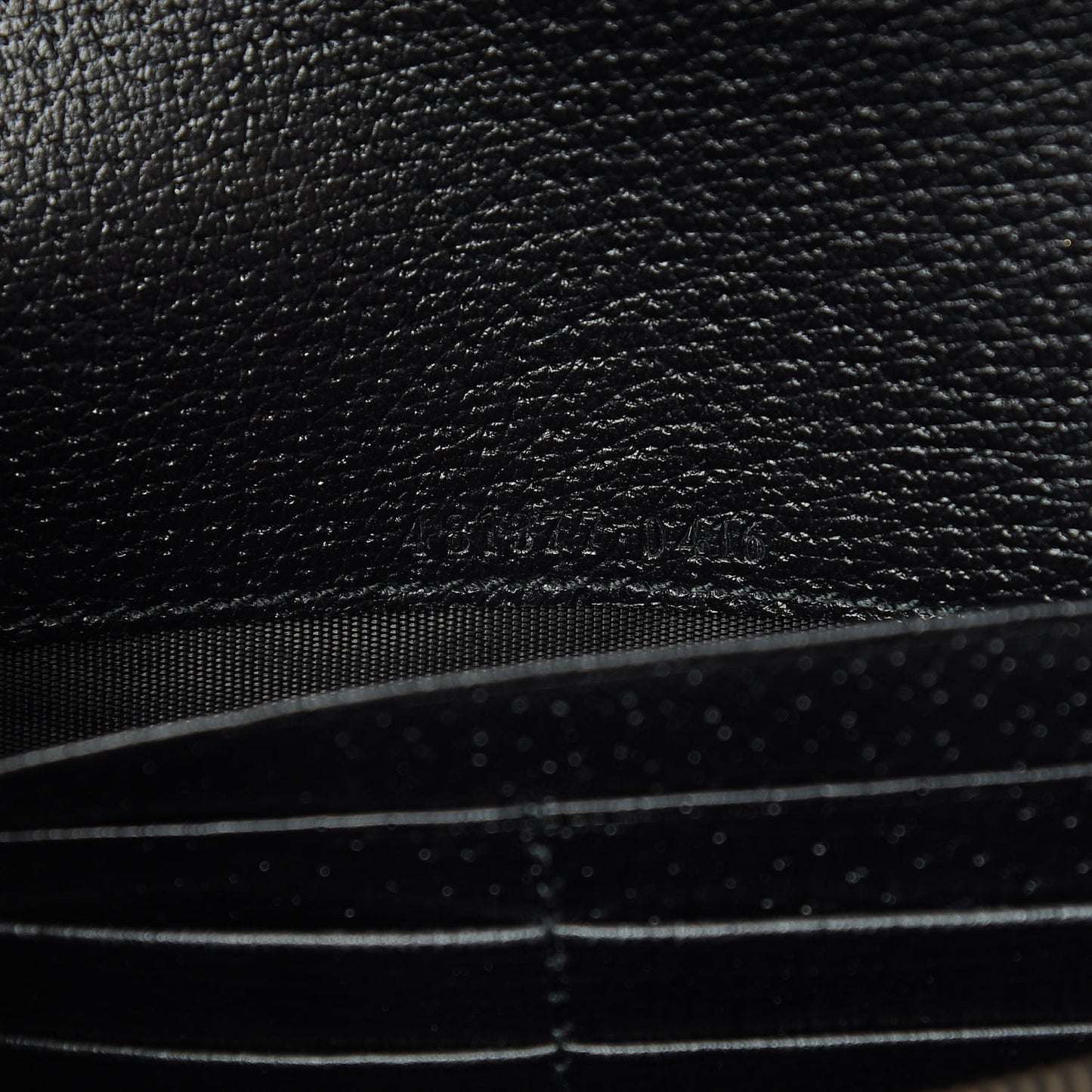 Calfskin Web Mini Dionysus Chain Wallet Black