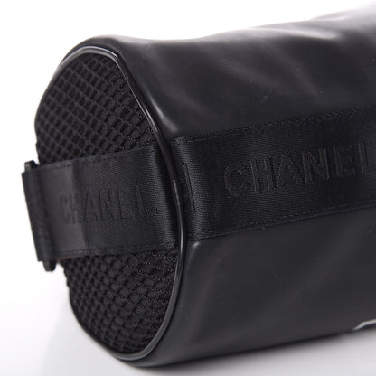 Chanel Rubber Nylon Mesh Small Sport Duffle Black 11 of 13
