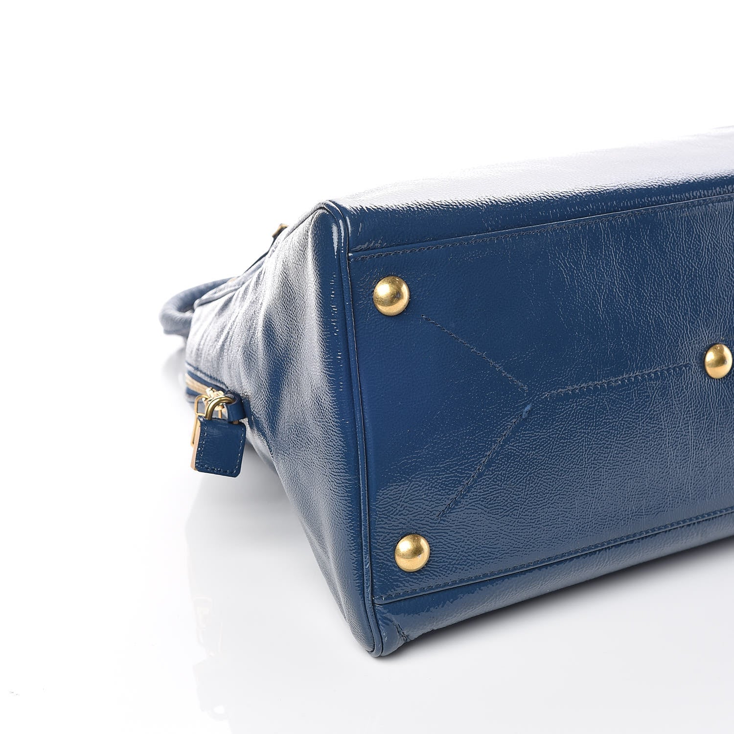 Saint Laurent Patent Medium Majorelle Blue 9 of 13