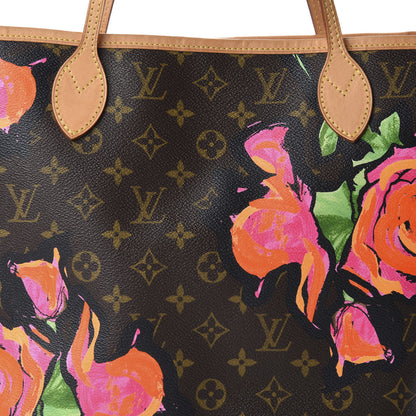 Louis Vuitton Monogram Roses Neverfull MM 10 of 10