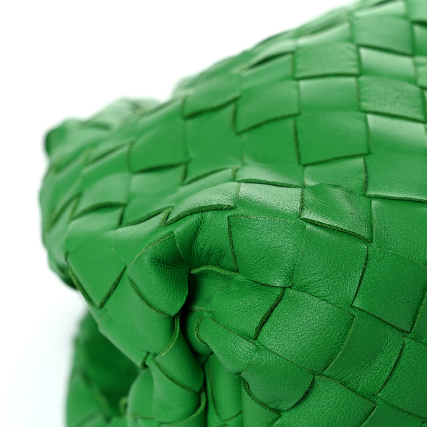 Nappa Maxi Intrecciato The Pouch Oversized Clutch Parakeet