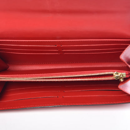 Louis Vuitton Vernis Sarah Wallet NM Cherry 9 of 14