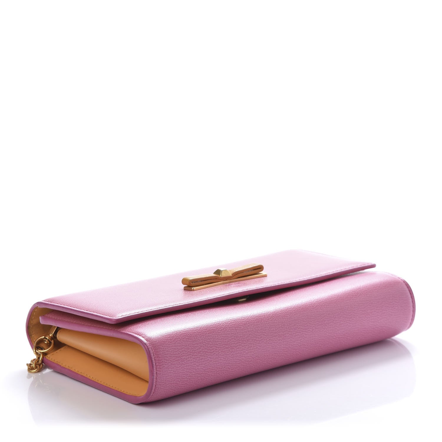 MCM Grained Calfskin Large Mina Chain Crossbody Blush Pink 4 of 9