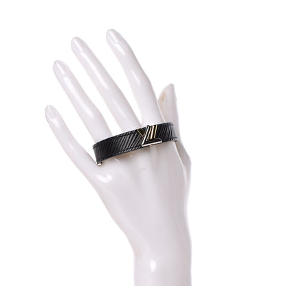 Louis Vuitton Epi Twist It Bracelet 17 Black 2 of 6