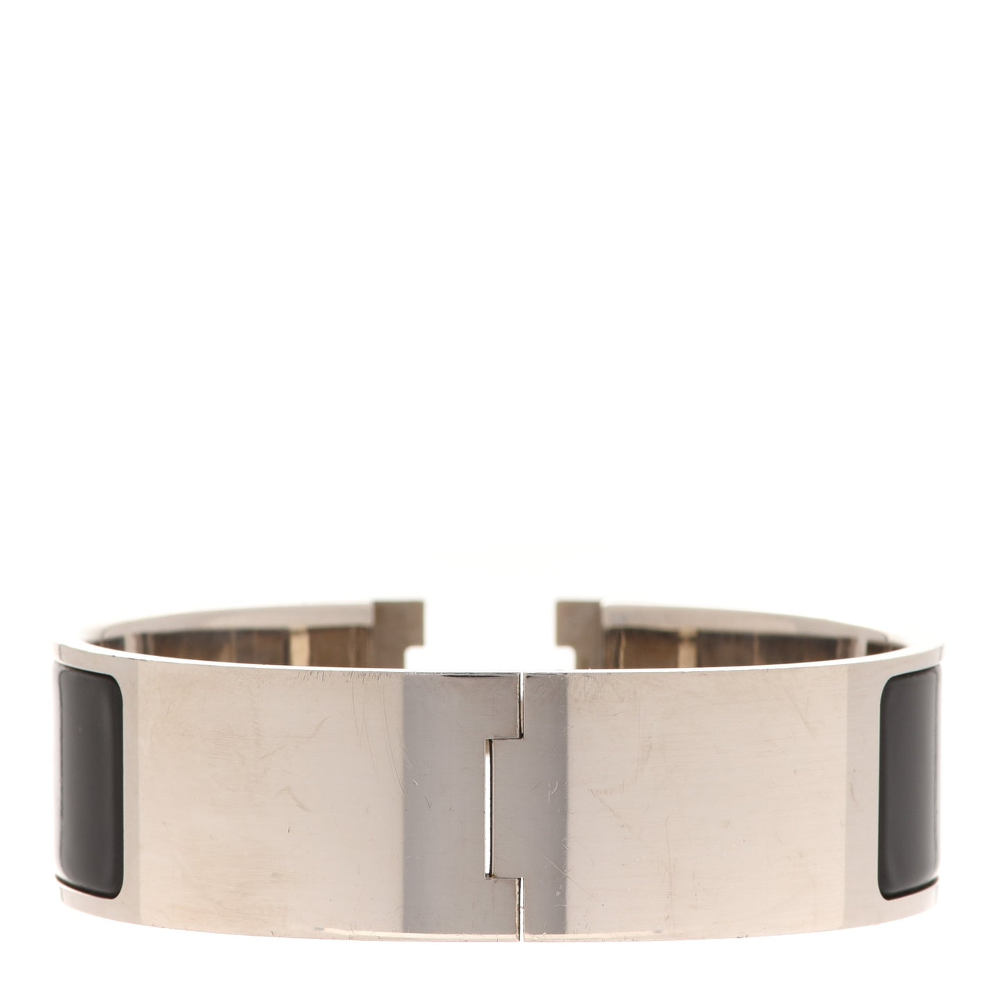 Enamel Wide Clic Clac H Bracelet PM Black