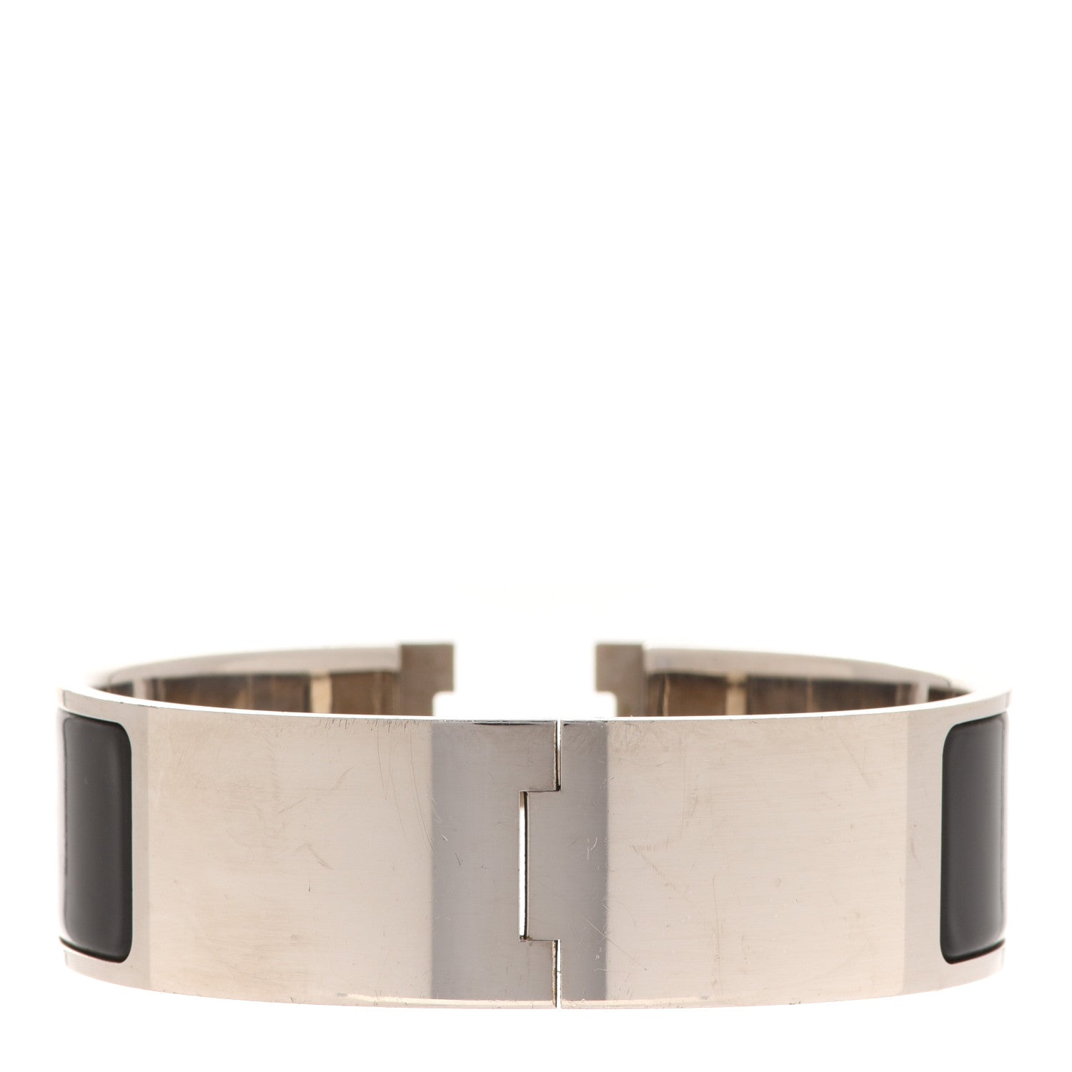 Hermes Enamel Wide Clic Clac H Bracelet PM Black 3 of 5