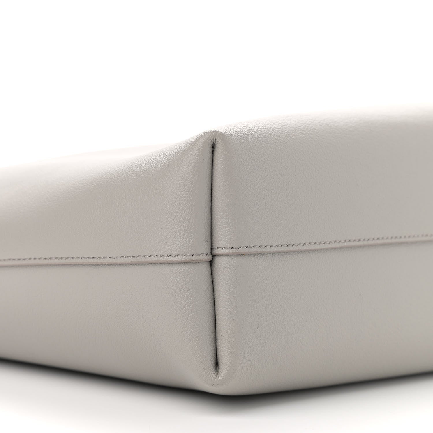 Saint Laurent Calfskin Medium Shopping Tote Light Grey 10 of 13