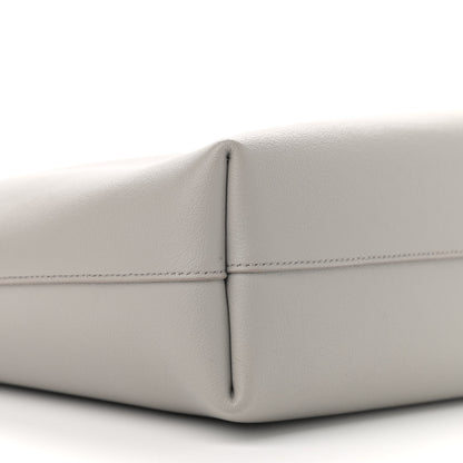 Saint Laurent Calfskin Medium Shopping Tote Light Grey 10 of 13